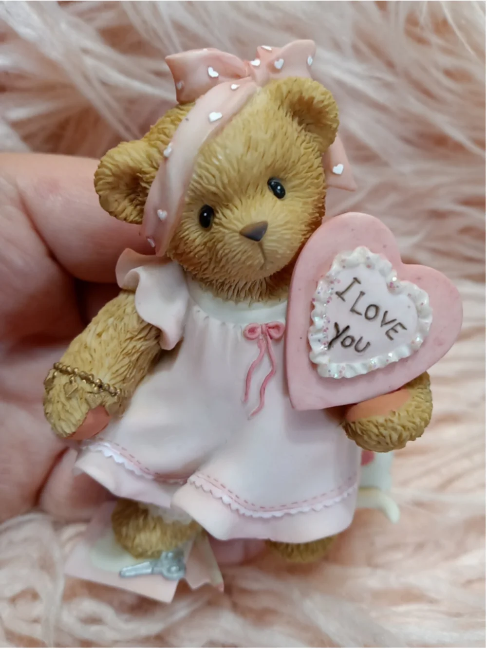 Cherished Teddies “We’ve Pieced Together A Perfect Love” I Love You Heart Cat